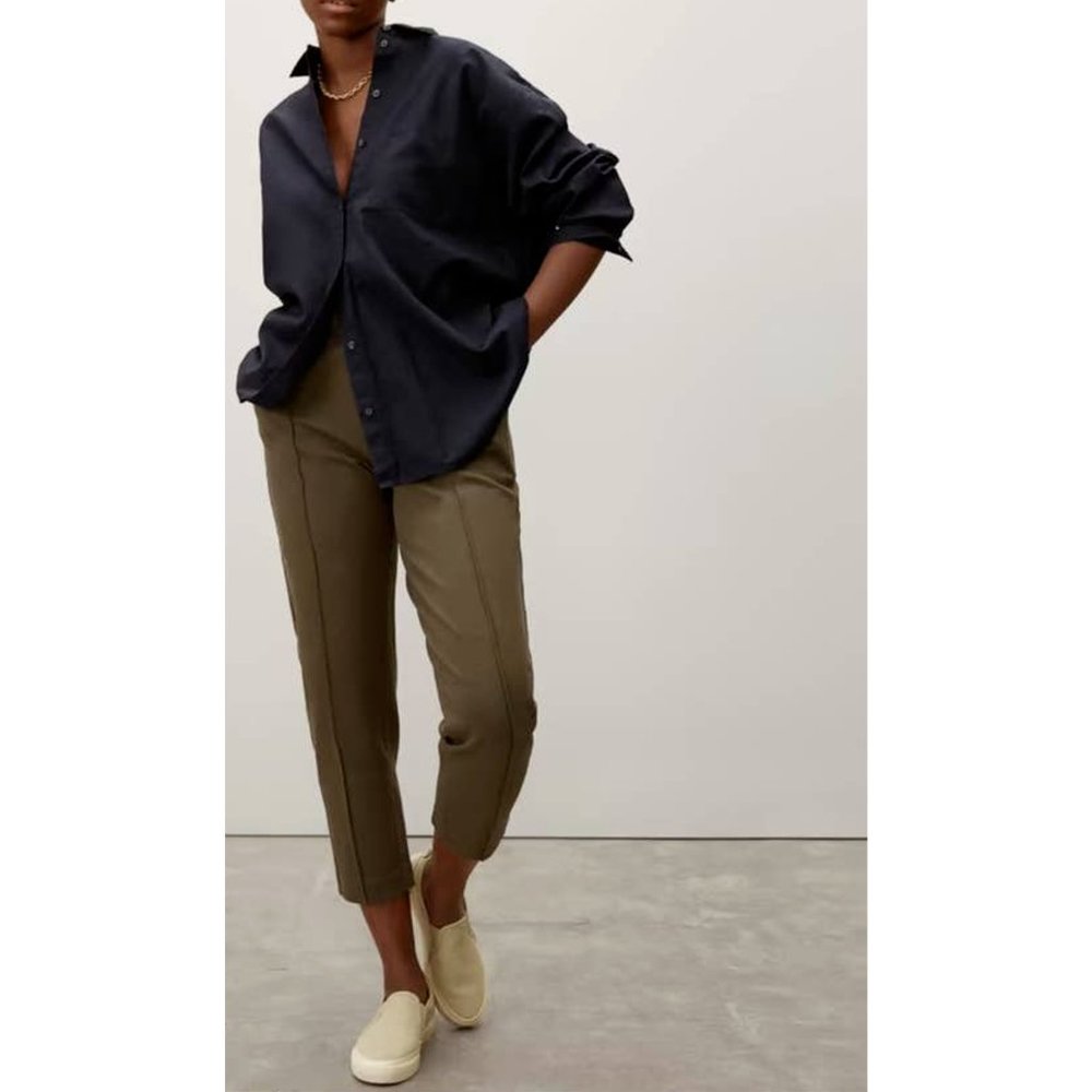 Everlane The Dream Pant (Dark Forest, Size Small)